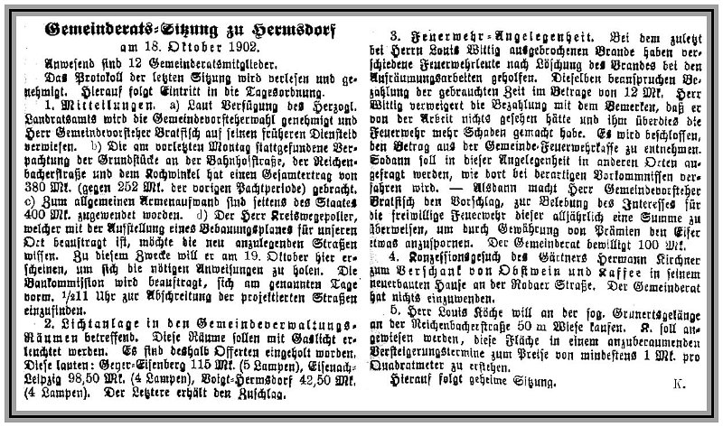 1902-10-18 Hdf Gemeinderatssitzung